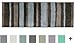 iDesign Stripz Microfiber Accent Bath Mat, Shower Rug for Master, Guest, Kids' Bathroom, Entryway, 21
