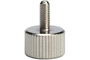 HH FASTENERS M3 x 12mm Thumb Screws Plain Type Metric (Thread Dia. 3.0mm) Knurled Head,10 Piece