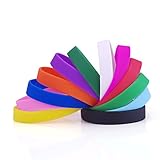 GOGO Dozen Silicone Bracelets Rubber Wristbands For Adults Party Accessories