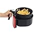 GoWISE USA 3.7-Quart 7-in-1 Air Fryer with 7 Cook Presets + 50 Recipes for your Air Fryer (Chili Red)