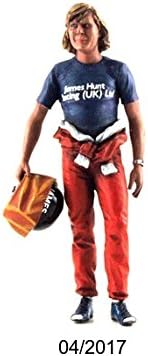 1977 Monaco GP James Hunt Standing Holding Helmet Figurine for 1/18 by Lemans Miniatures FLM180124