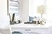 Gray Desk Sets and Accessories for Women - 4 Piece Set - Mail Sorter, Desk Organizer Tray, Pen Cup, Magazine File Holder - Girly Desk Accessories