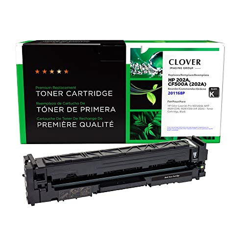 Clover Remanufactured Toner Cartridge Replacement for HP CF500A (HP 202A) | Bla…
