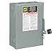 Square D - D321NCP General Duty Safety Switch, Fusible, 30-Amp, 240V, 3-Pole, Indoor, W/Neutral
