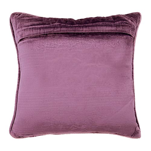 The HomeCentric Designer Purple Throw Pillows Cover, Modern Solid Throw