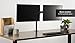 VIVO Dual Monitor Articulating Desk Mount Stand with Height Adjustment and Open VESA Plates for 2 LCD Screens up to 27 inches, Horizontal Array, STAND-V002M