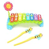 ThinkMax Rainbow 8-Note Hand Knock Xylophone Toy Baby Musical Toy
