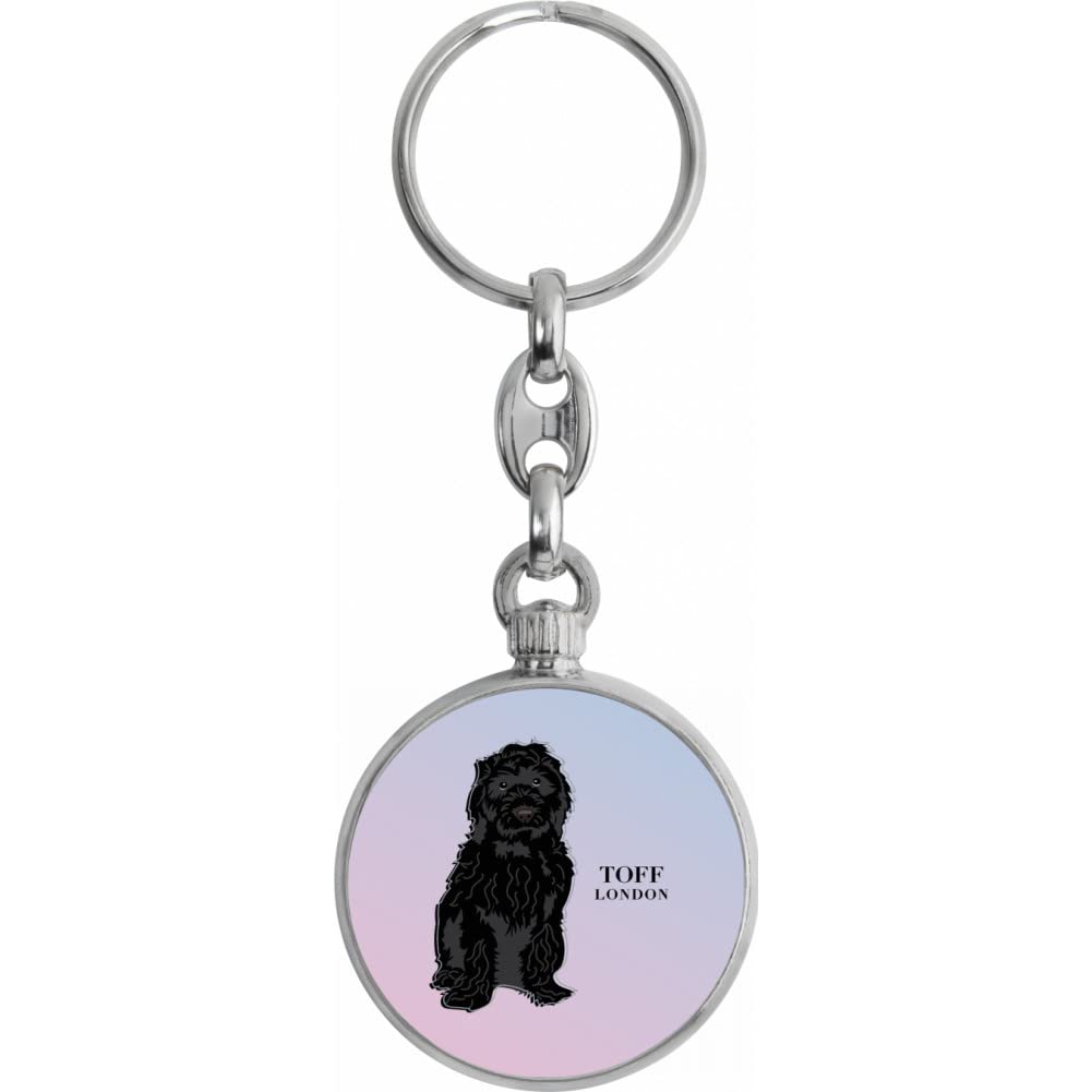 Toff London Black Cockapoo Dog Keyring