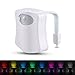 LingStar Motion Sensor Activated LED Toilet Night Light - 8 Color Changing - Fits Any Toilet