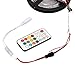 SUPERNIGHT IC 2811 Strip Light Individual Programmable Addressable 16.4ft 5050 RGB Dream Color 150led Rope Lights (Non-waterproof) with Remote Controller