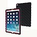 Apple iPad Air 2 Drop Tech Gumdrop Cases Silicone Rugged Shock Absorbing Protective Dual Layer Cover Case, Black/Red