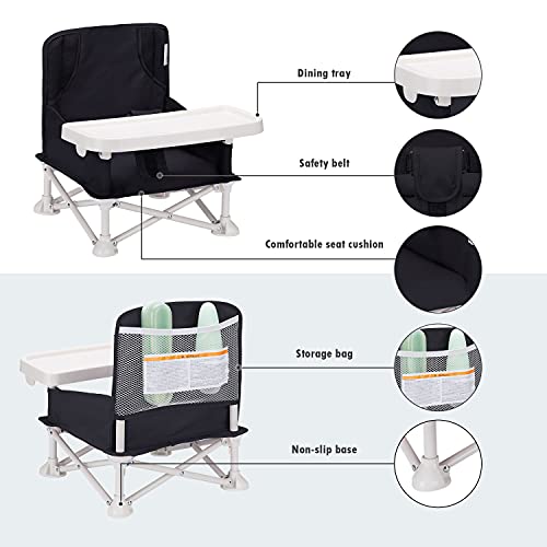 foldable booster seat for table