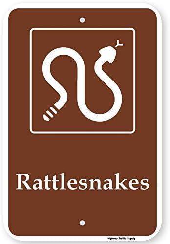 Amazon Com Rattlesnake Sign With Symbol Funny Decorative Yard