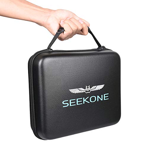 Heat Gun Carrying Case Bag, SEEKONE Hot Air Gun Accessory Kit Tool Set PU Carrying Zipper Case for SEEKONE Heat Gun Also Compatible with Other Brands: Bosch, HomeDepot, PORTER-CABLE, DEWALT, Tacklife