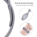 UMTELE Sport Bands Compatible with Galaxy Watch 42mm Band, Soft Silicone Breathable Sport Strap Replacement Wristband for Samsung Galaxy Watch Gray