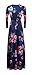 Swiland Women's Bodycon Sleeveless Little Cocktail Party Dress with Floral Lace (Small, Blue)