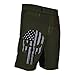 Warrior X Skull Training Shorts (Army Green, 32)