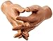 Accoutrements Set of Ten Dark Skin Tone Finger Hands