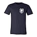 Blue Lives Matter Police T-Shirt Thin Blue Line Medium Navy