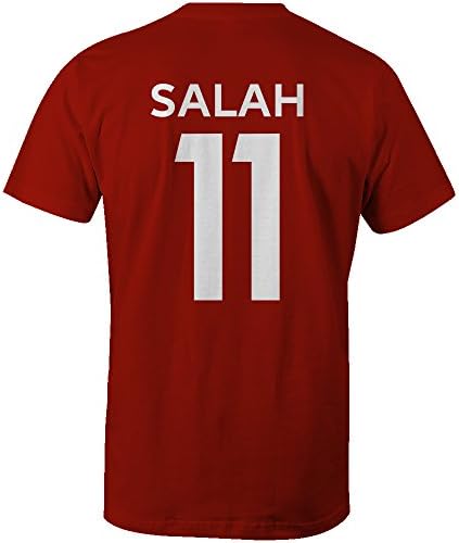 Mohamed Salah 11 Club Player Style T-Shirt Red/White