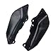 LEAGUE&CO 1 Pair Black Mid-Frame Air Deflector Trim For 2009-2016 Harley Touring Street Glide Tri Electra Road King