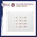 US Art Supply® Professional Quality Large 12oz Primed Gesso Stretched Canvas Multi-Pack - (This Kit is for 8 Assorted Large Sized Canvases) 2 Each of 11x14, 16x20, 18x24, 24x36 …