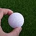 TOYMYTOY 8pcs Plastic Golf Balls Game Toy Balls Indoor Outdoor Practice Balls for Kids Children Golfer (White)