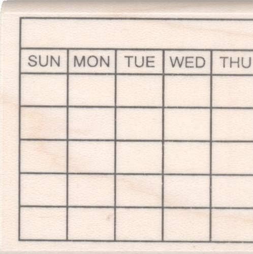 Leaf Leaves Rubber Stamp Line Calendar Bullet Journal Checklist 