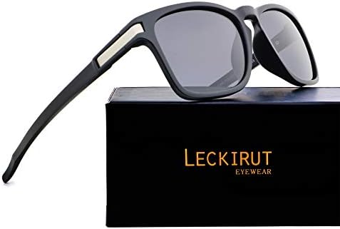 Leckirut Unisex Polarized Sunglasses Vintage Sun Glasses For Women Men