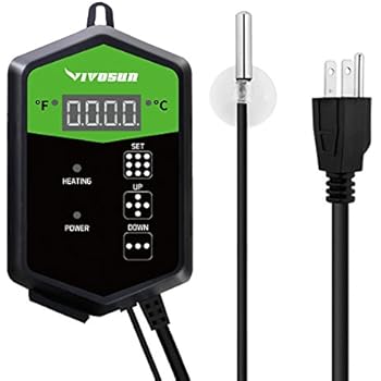 VIVOSUN Digital Seedling Heat Mat Thermostat Controller 68-108℉