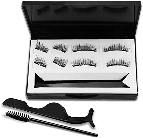 Mocit つけまつげ 驚きの値段 磁気まつげ 超濃密 再利用可能 磁石 3d 防水 つけまつ毛 軽量 8個 ピンセット付き 自然な外観 高級繊維