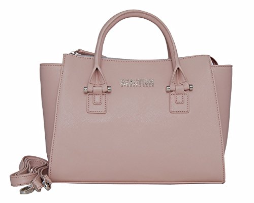 Kenneth Cole Reaction KN1550 Magnolia Handbag Top Handle Messenger Crossbody Shoulder Bag (Blush)