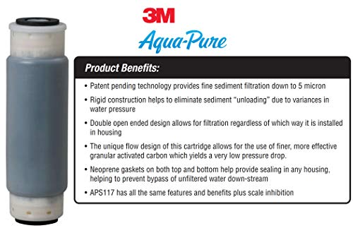 3M Aqua-Pure Whole House Standard Sump Replacement Water Filter Drop-in Cartridge AP117NP, 5541731, 2 Per Case