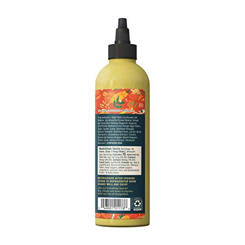 SIR KENSINGTON’S EVERYTHING SAUCE, AJI AMARILLO, KETO DIET & PALEO DIET CERTIFIED, DAIRY FREE, GLUTEN FREE, NON- GMO PROJECT VERIFIED, SHELF-STABLE 8.3 OZ