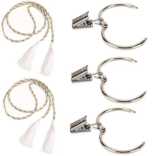 Z-liant 20 pack easy open and close ring with clips 2.0…