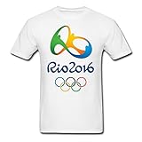 MOYI Men's 2016 Brazil Rio Olympic Games Logo T-Shirt Tee