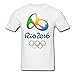 MOYI Men's 2016 Brazil Rio Olympic Games Logo T-Shirt Tee