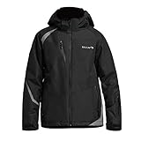 BALEAF Boy's Ski Jacket Waterproof Breathable Kids Fleece Lined Windproof Hooded Snowboard Coat