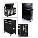 Big Tool Chest,Removable 2 in 1 Tool Box,8-Drawer Tool Storage,Detachable Tool Chest with 4 Universal Wheels (2 PCS Lockable),Keyed Locking System Toolbox Organizer