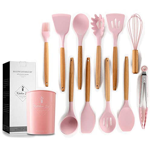 Keidason Silicone Cooking Utensils Set, 12piece Kitchen Utensil Set