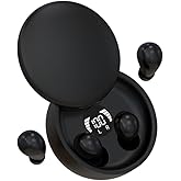 APZXTRK Mini Invisible Bluetooth Earbuds,Ultra-Light Comfort Fit Sleep Headphones for Side Sleepers,Mini Noise Blocking Sleep Earphones,Bluetooth 5.4 Wireless Earbuds for Sleeping, Working, (Black)