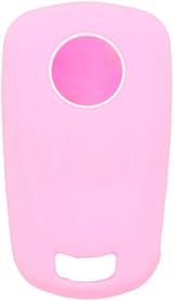BROVACS Pink Silicone Key Fob Cover Protector for VAUXHALL OPEL 2 Button Flip view 3