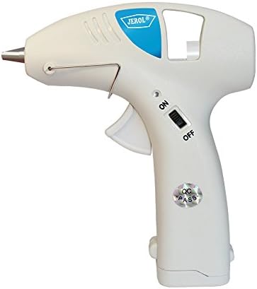 INWISH Hot Glue Gun for Crafts, Cordless Battery Powered Leak Proof 10 Watts Mini Glue Gun for Kids DIY Small Projects, Arts And Crafts, Home Quick Repairs, Artistic Creation, White