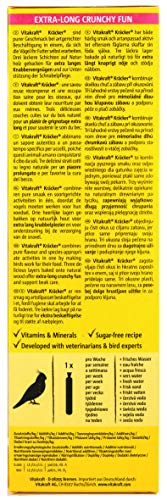 Vitakraft Crackers Nibbles voor grote parkieten met amandelen en vijgen (1 x 2 stuks), 180g - Afbeelding 4
