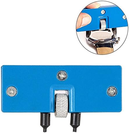 Easonove Watch Adjustable Opener Back Case Press Closer Remover Repair Watchmaker Tool (Blue)