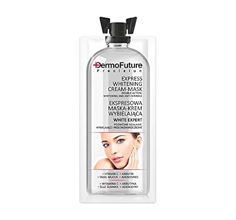DERMOFUTURE EXPRESS Maske VITAMIN C + Schneckenschleim gegen Hyperpigmentierung, Altersflecken 12ml