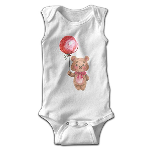 Michael Conti Cute Bear Sleeveless Baby Romper Cotton Toddler Bodysuit Outfits Boys Girls