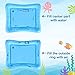 LUKAT Baby Water Play Mat Tummy Time Inflatable Mat for 3/6/9 Month Infants & Toddlers Sensory Toy Activity Center Early Development BPA Free