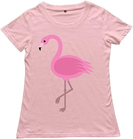 Women's T Shirts Vintage Pink Shy Flamingos S Pink