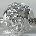 Soulbeads Rose Flower Charm .925 Sterling Silver Charms Fits European Charms Bracelets,Mothers Day Gifts